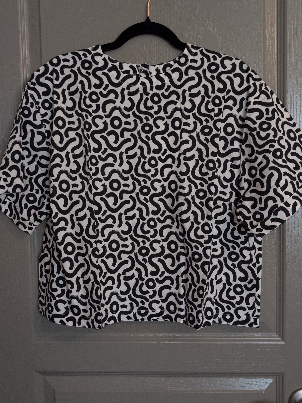 Wildfang Black & White Blouse